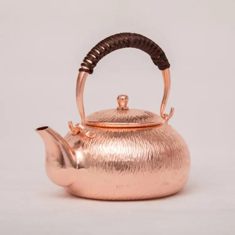650ml Chinese traditional Copper Kettle For Stove Handmade Pure Copper Teapot Health Pot For Tea