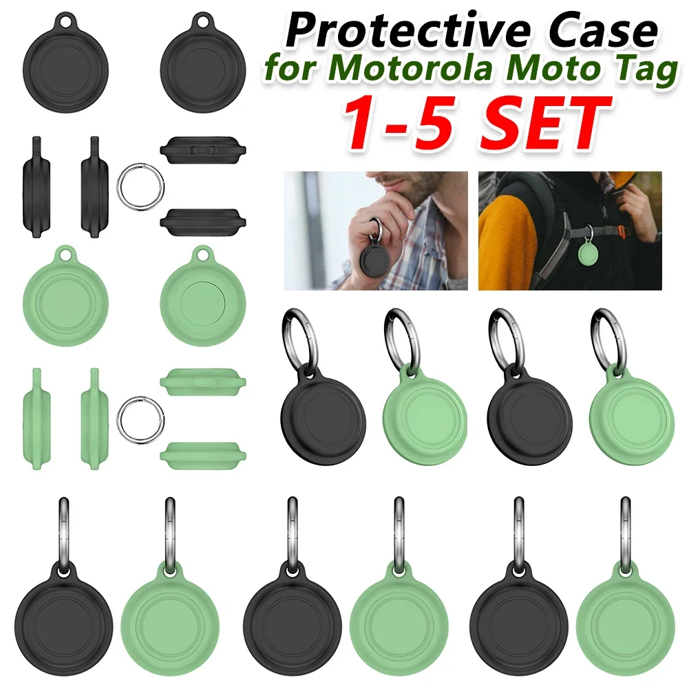 Case for Motorola Moto Tag Protective Cover Waterproof for Motorola Tag Holder Key Ring Cases Tags Chain Tracker Accessories
