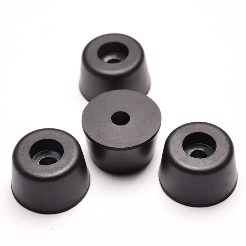 Screw hole rubber fod shock-proof machine f shock-absorbing  anti-skid foot pad machine foot pad