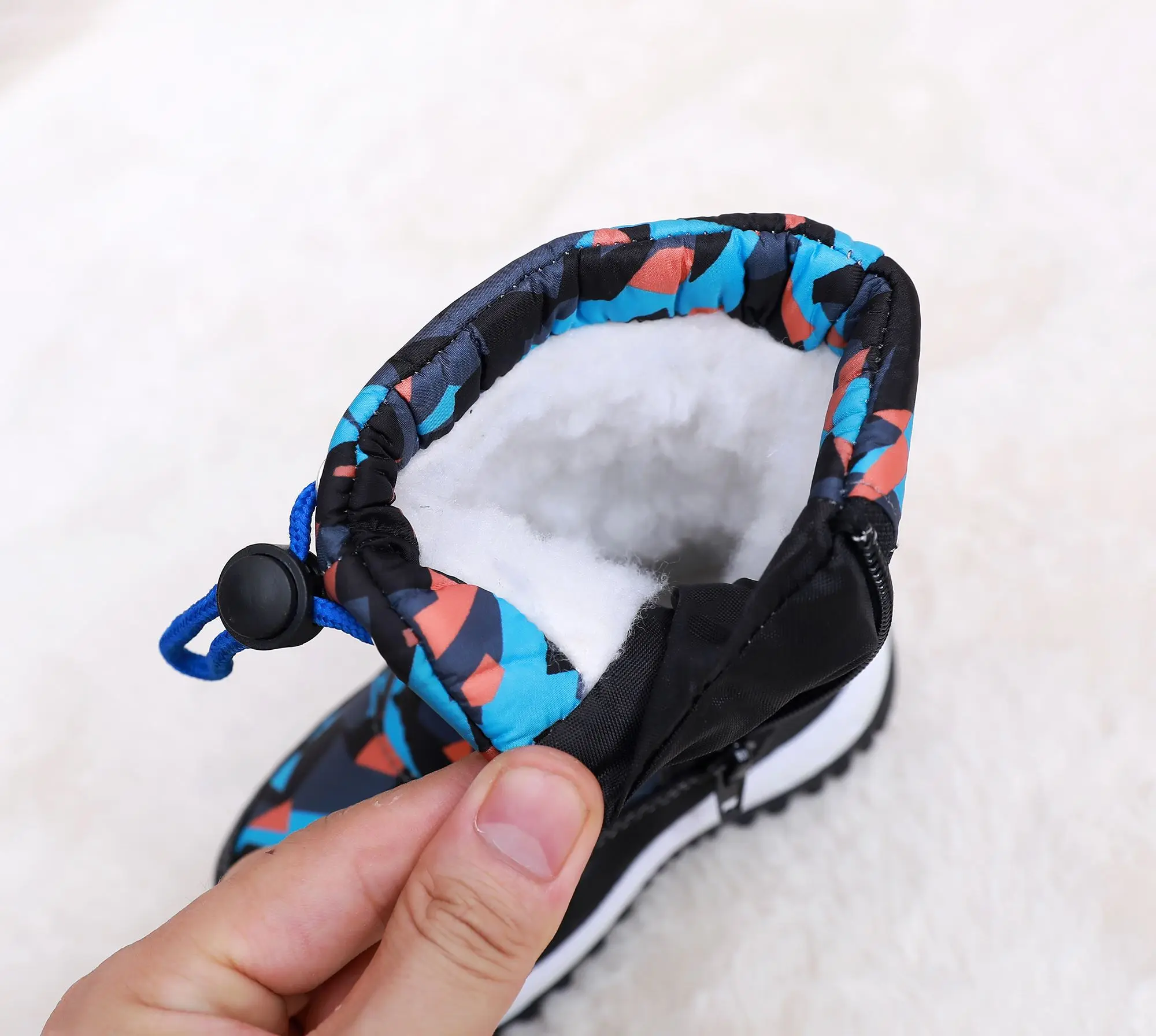 Winter Wool Keep Warm Shoes Anti-slip Children High Quality Snow Boots for Girl Size 22-33 Free Shipping