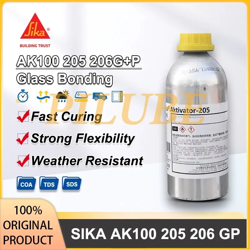 

SIKA AK100 205 206 GP 1000ml One Part Polyurethane Sealant for Windshield and Auto Body Bonding Fast Cure Durable Performance