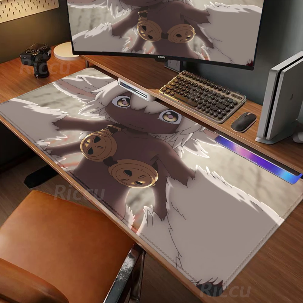 Best Sellers MADE IN ABYSS Anime Rubber Mouse Pad XXL Desktop Gaming Creative Desks Keyboard Personalized HD printing Mouse Pad