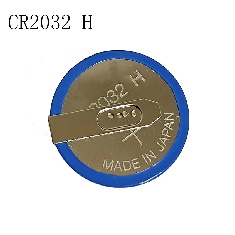 5PCS CR2032H 3V High capacity button battery with 180° solder pins CR2032 H