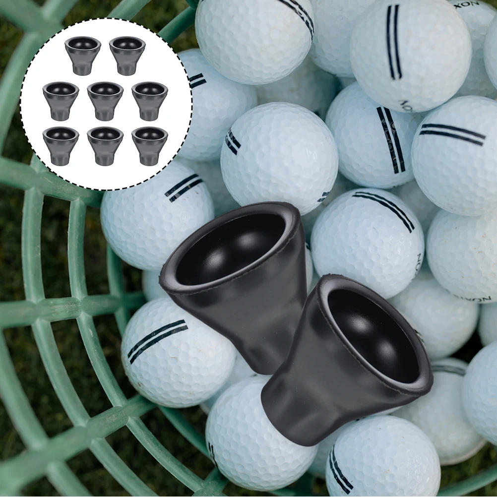 

8Pcs Golf Ball Retriever Professional Putter Picker Premium Rubber Material Easy Back Relief Golfs Ball Retriever