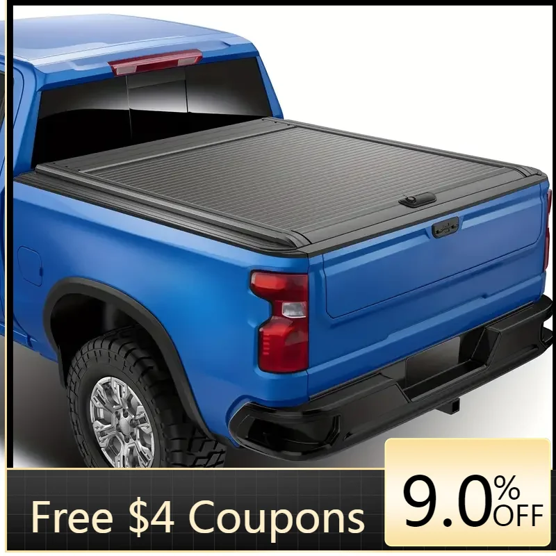 

Deren High QualityAluminum Alloy Roller Tonneau Cover for Dodge Ram 4x4 Manual Operation Retractable Truck Bed Waterproof Ranger
