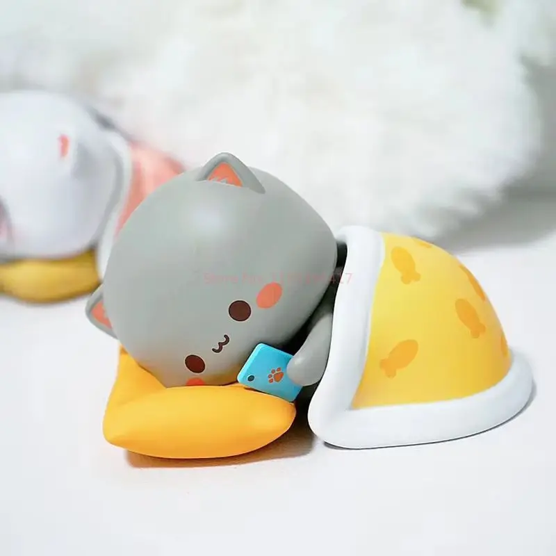 Genuine Peach Cat Fourth Bullet Love Like Peach 4 Generation Series Blind Box Model Toys Desktop Decoration Kids Surprise Gifts