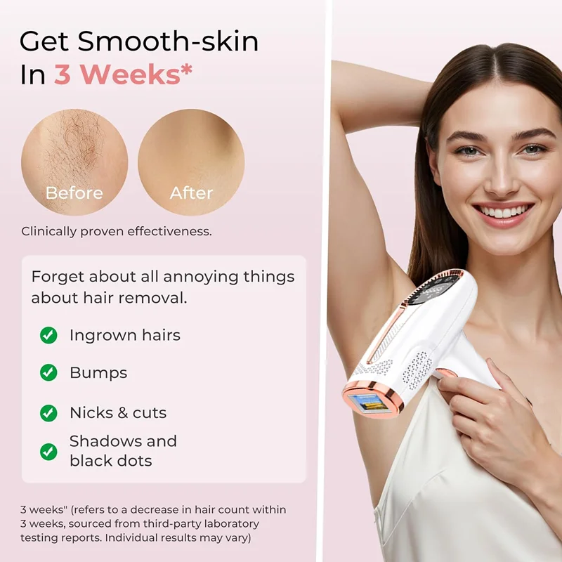 Permanent Laser Hair Removal Bikini Women's IPL Depilators Shaver