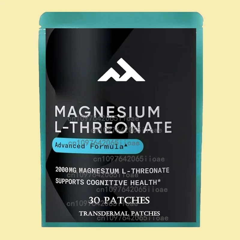 

30 Patches Magnesium L-Threonate Transdermal Patches Supports Brain Health, Sleep & Mood
