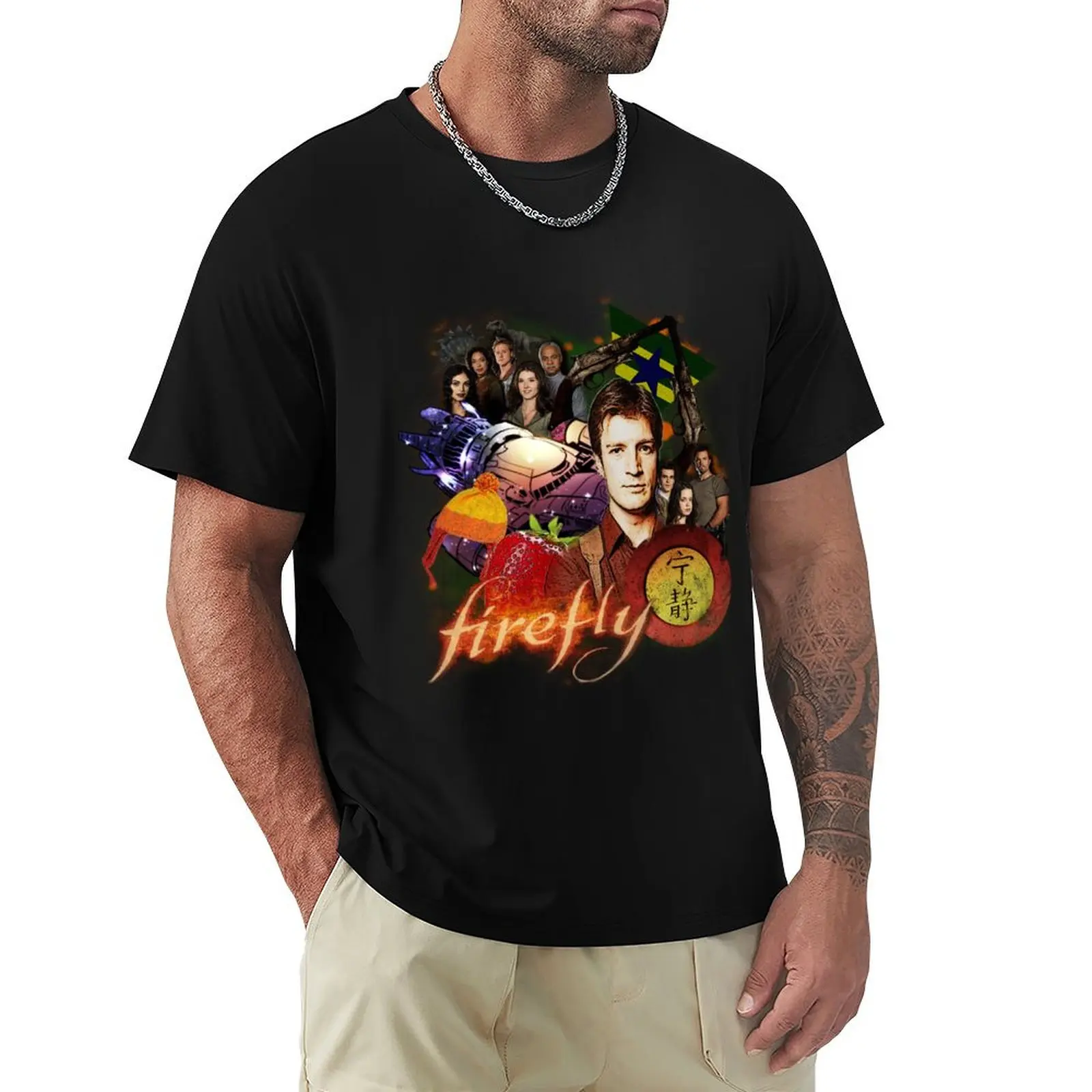 Firefly/Serenity T-Shirt Relaxed Casual Short Sleeve Tee