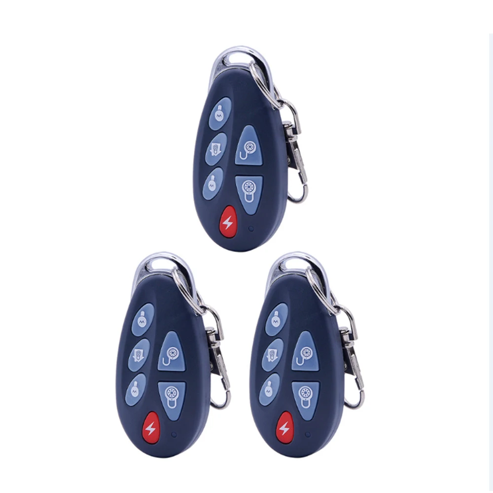 

3pcs Wireless Remote Controller Telecomando 433MHz/868MHz Keyfobs 100 Meter Range for Focus Alarm Host ST-VGT, ST-IIIB ,HA-VGW