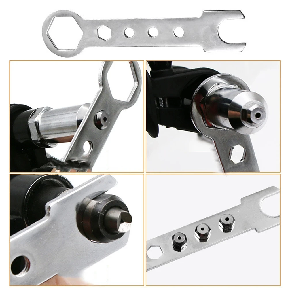 Electric Rivet Gun 2.4mm-4.8mm rivet nut gun drill adapter Cordless riveting tool Insert Nut Pull Rivet Tool
