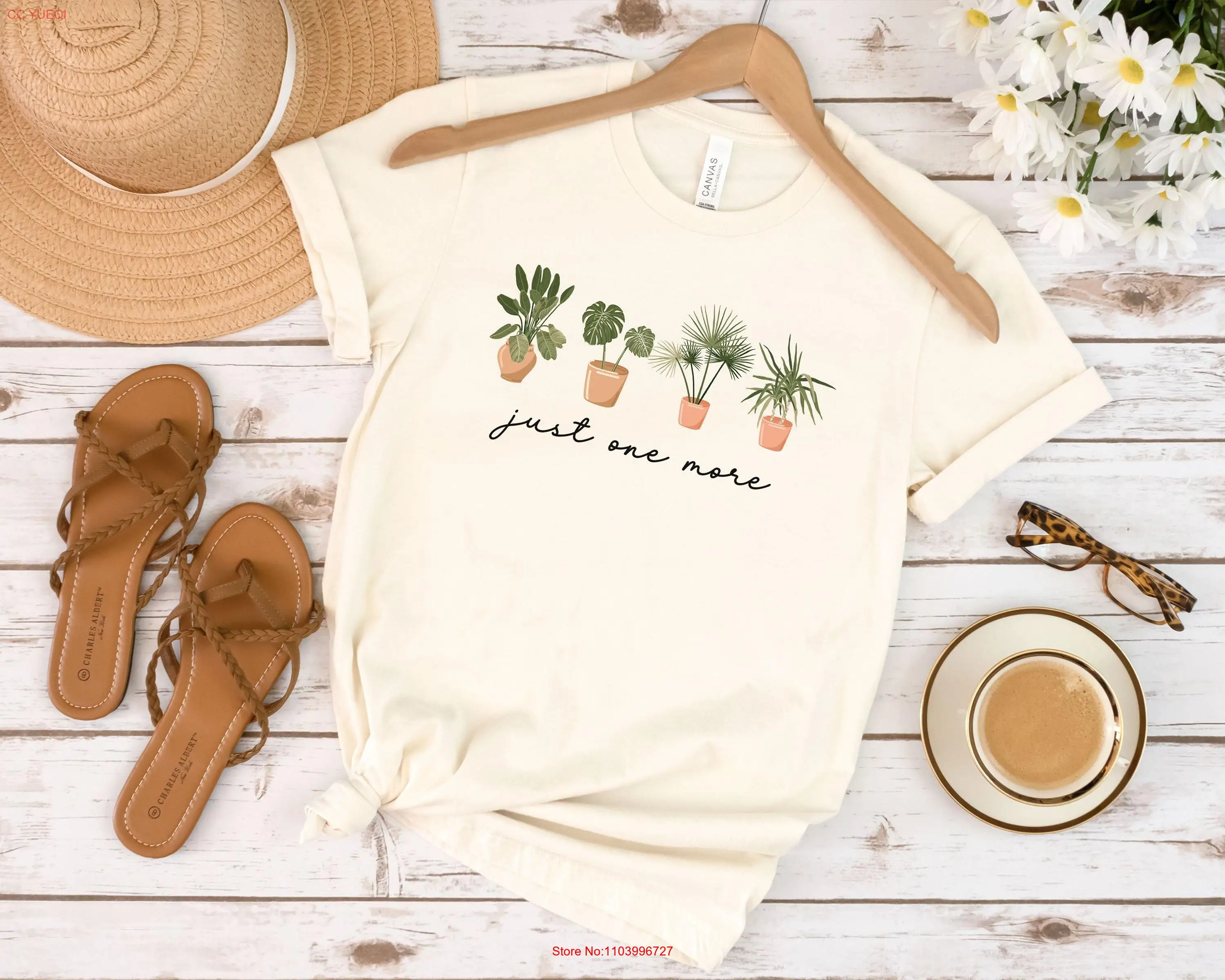 T-shirt manches longues ou courtes, Just One More Communautés T, Botanical Monstera Lover Lady, Palm