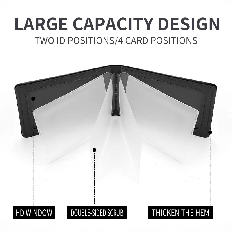 رخصة قيادة رخصة قيادة سيارة تسلا اثنين في واحد جلد متعدد الوظائف مجلد السيارة رخصة القيادة حماية الكون #6