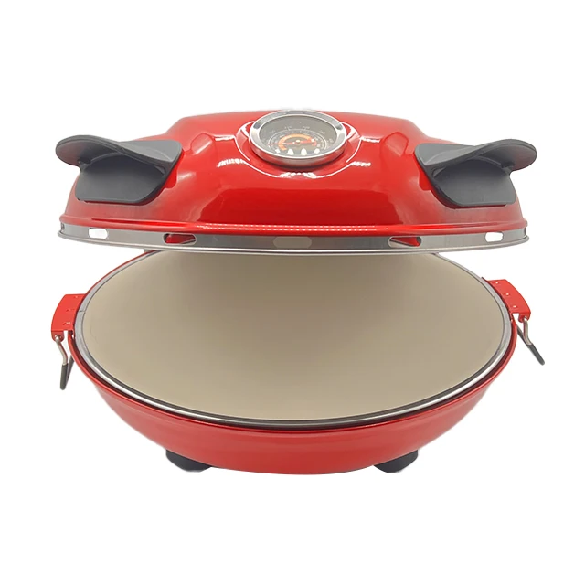

Best Sale Automatic Electric Pizza Oven Hot topic Stone 12 inch Round Pizza Oven Portable Maker
