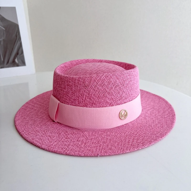 

2026 Delicate Weaving Panama Straw Hat Men's and Women's Jazz Sun Shading Beach Hat Sun Protection Hat