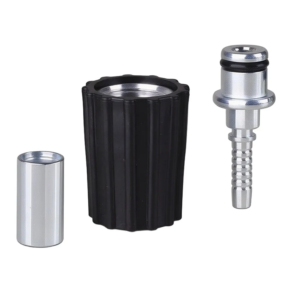 Pressure Washer Hose Insert Fitting for Cleaning Hose Pipe Connection High Pressure Rated Metal Build Reliable Fit