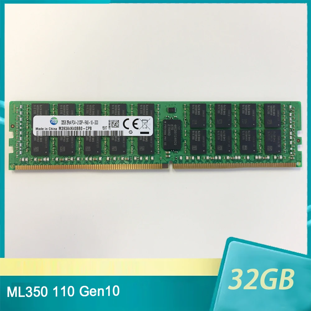 ML350 110 Gen10 For HP Memory 32G 32GB DDR4 PC4-2133 2RX4 REG ECC RDIMM RAM High Quality Fast Ship