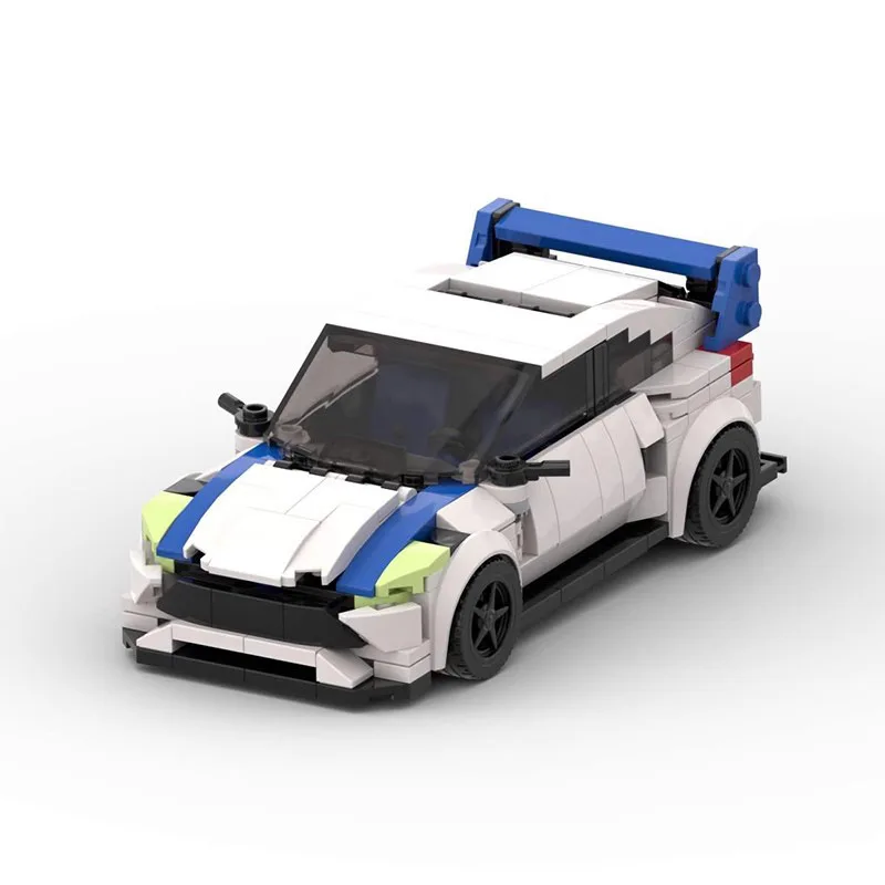 MOC-Forded Fiesta WRC Speed Champions Building Blocks Set, Techniced Carros, Tijolos Brinquedos, Presentes para Meninos e Meninas