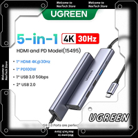UGREEN USB C HUB 4K60Hz HDMI Adapter USB C to USB3.0 PD100W SD&TF Type C 3.1 Splitter Docking Station for MacBook Pro Air Laptop