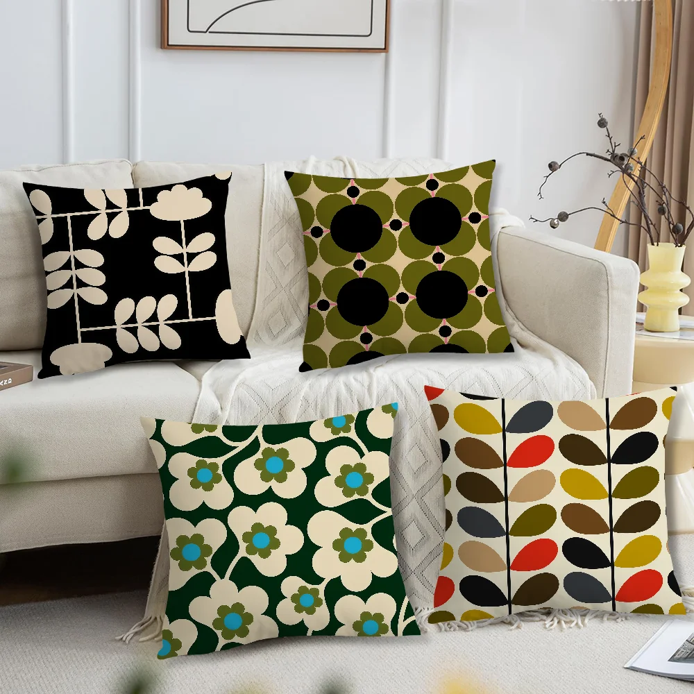 Aesthetic Art O-Orla Kiely Flower Stem cushion cover For Pillow Printing Sofa Decoration Home CoffeeShop Office NordicSimplicity