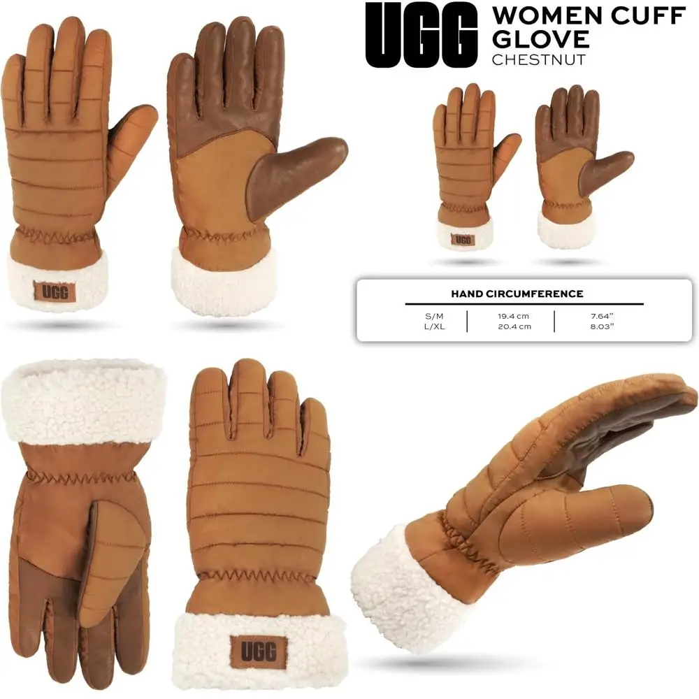 

Женские водонепроницаемые изолированные перчатки с пушистыми манжетами для любых погодных условий