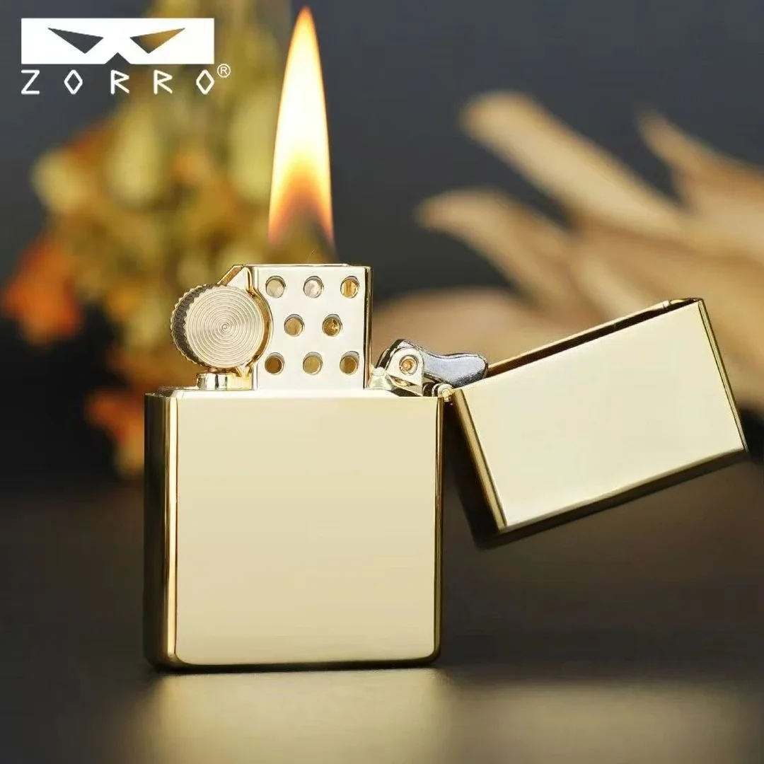 Real Zoro Grinding Wheel Lighter 12 Zodiac Signs 24K Gold Gold Plated Luxury High-end Gift for Boyfriend Birthday Gift - Image 3