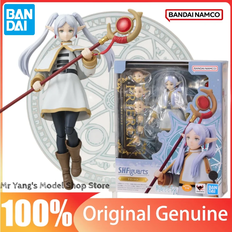 

Genuine Bandai SHF Frieren: Beyond Journey's End Frieren Mage Articulated Action Figure Model Anime Toy
