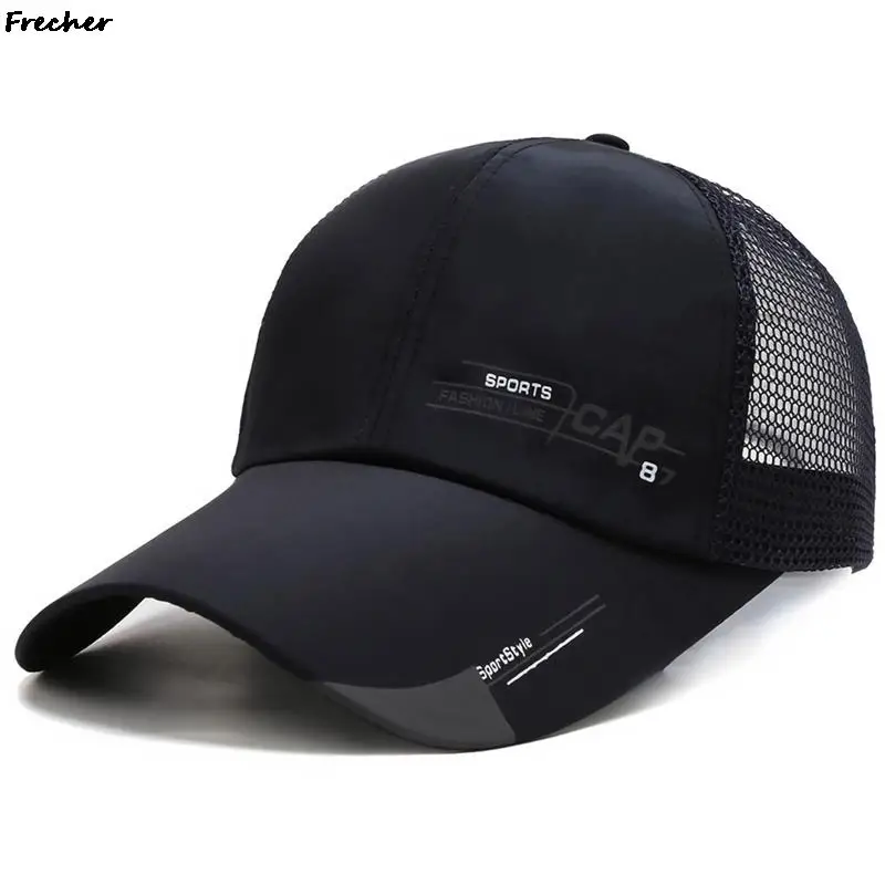 Fashion Sports Golf Caps Adjustable Belts Tennis Cap Breathable Mesh Cotton Headwear Sun Hats Women Men Fishing Snapback Hat