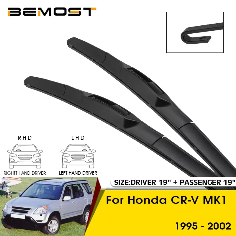 

Car Wiper Blades For Honda CR-V MK1 1995-2002 Windshield Windscreen Front Window Blades 19"+19" Car Accessories