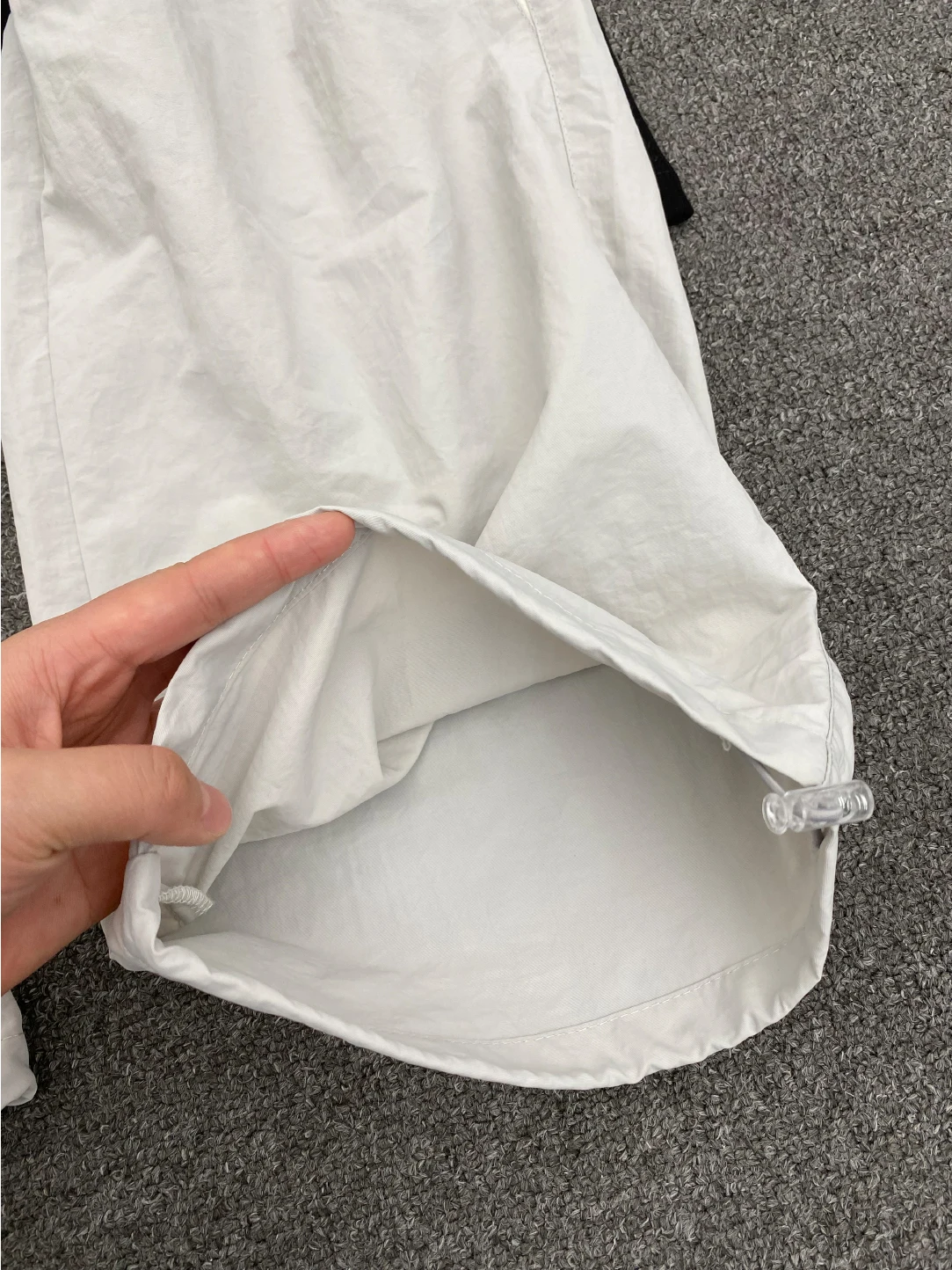 سراويل American Sle Splice Ice Silk Qui Dry للرجال صيفية رفيعة ومريحة وملمس رائع سراويل رياضية طويلة فضفاضة مستقيمة الساق...