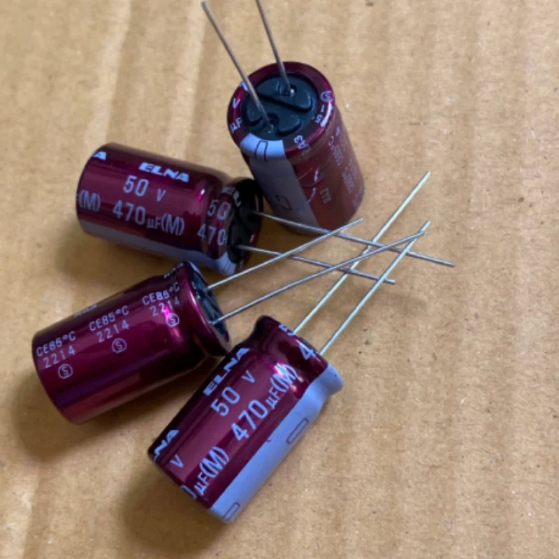 10PCS-100PCS  470UF 50V Japanese Ina ELNA Audio Capacitor 50V470UF 12.5 * 20 RA3 Purple Red Robe