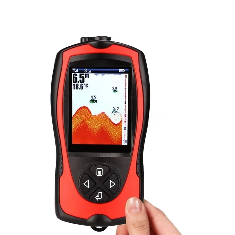 

Customized Portable Sonar Wireless Fish Finder Depth Meter Hot Sales 120m Range ABS Plastic LED Features Battery Power