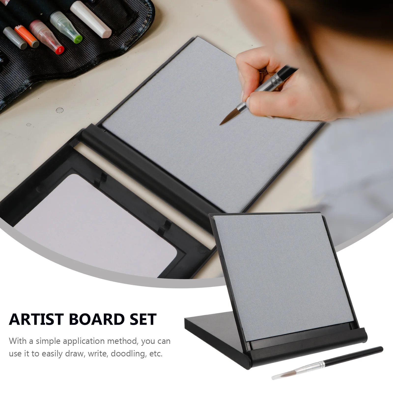

1 set 1 Set Water Drawing Board Reusable Writing Painting Kit For Kids Artists Doodle Graffiti Board Water Painting Set Party