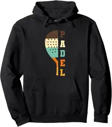Padel Paddle Tennis Racquet Ball Vintage Colors Pullover  Custom Printed Graphic Hoodie Women Men Clothing Tops