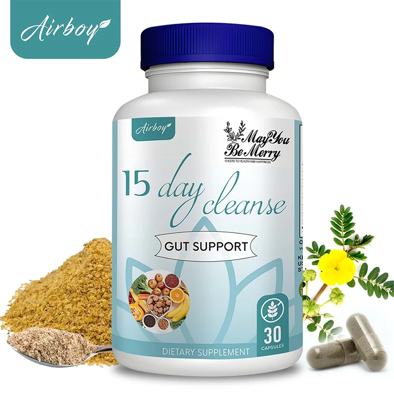 

15 Day Cleanse and Detox - Supports Gut Health, Natural Detoxification and Cleansing, Relieves Bloating, Improves Digestive