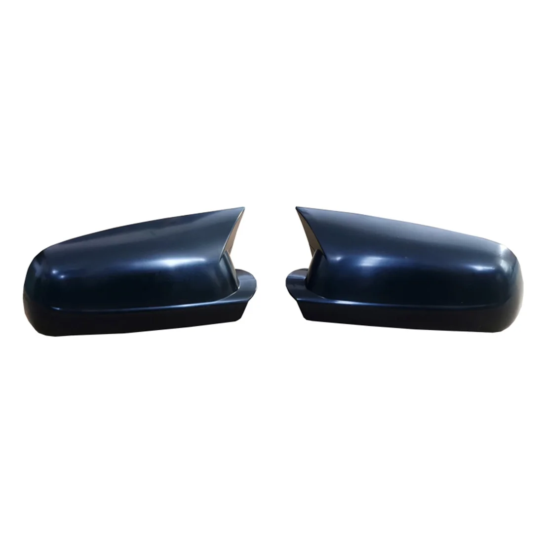 Car Glossy Black Ox Horn Rearview Side Mirror Shell Sticker Reversing Mirror Cover Caps Trim for-VW Golf Mk4