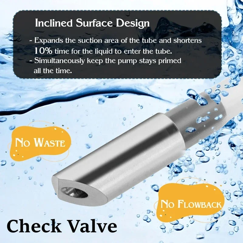 Комплект удлинительных трубок для дозатора мыла для кухонных принадлежностей, ванной комнаты, встроенные дозаторы для жидкого мыла из нержавеющей стали