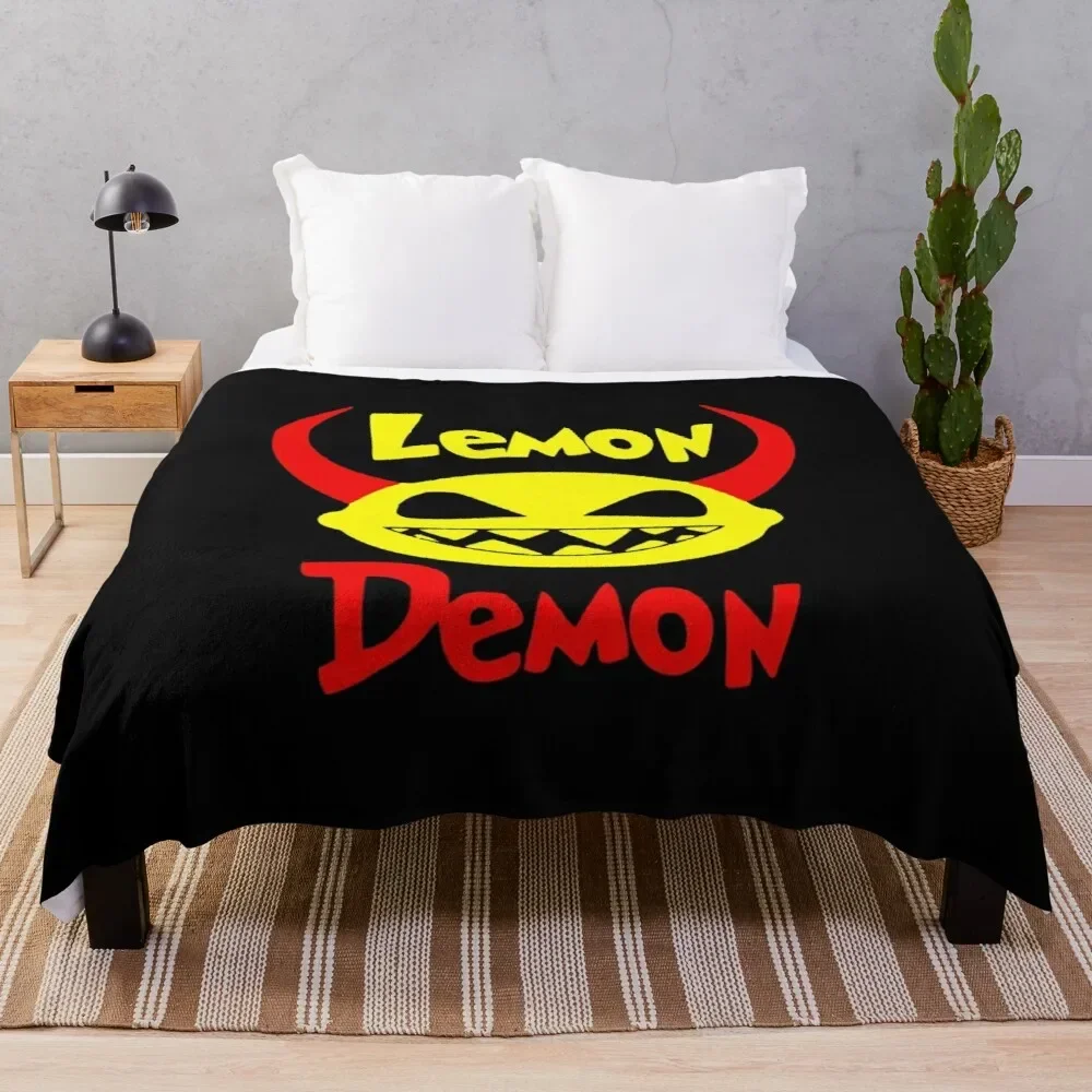 

Lemon Demon Throw Blanket Soft Bed Blankets