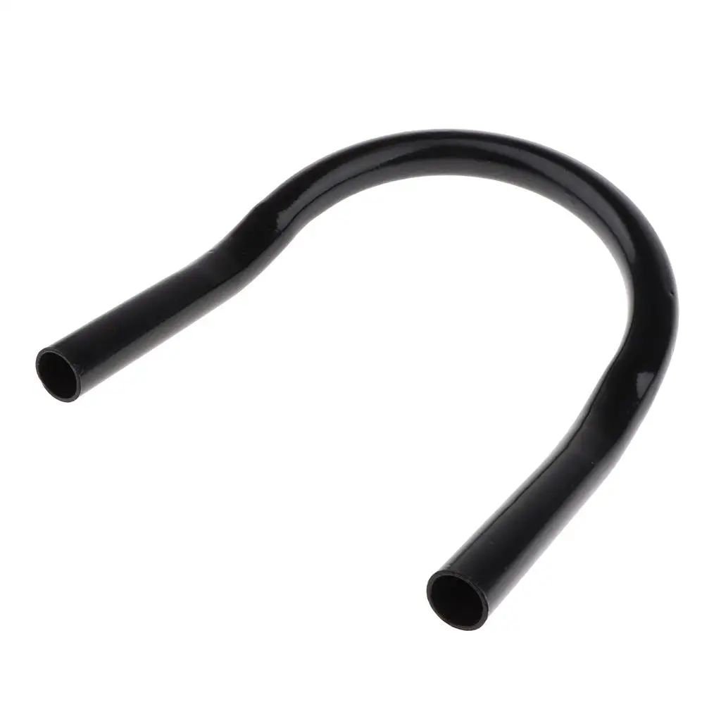 Upswept Cafe Racer Seat Frame Hoop Loop Metal 175mm para motocicleta preto