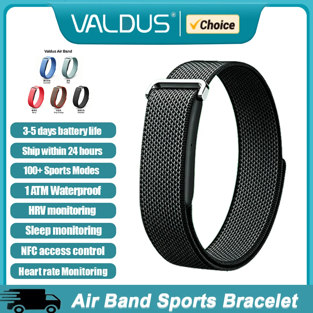 VALDUS Air Band Smart Bracelet Man Woman Heart Rate Blood Pressure Sleep Calorie Fitness Tracker Waterproof NFC New Smartwatch