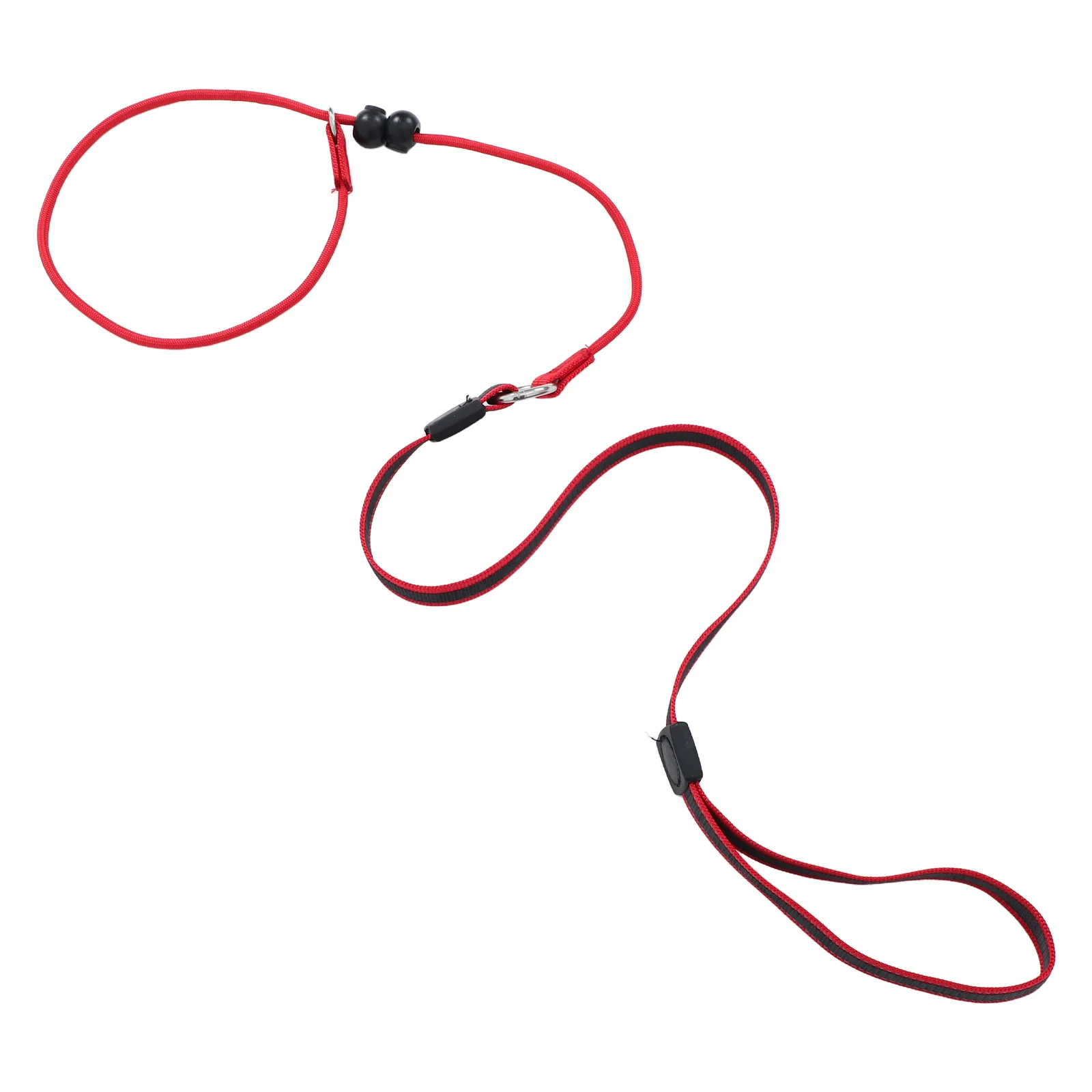 

Anti Slip Training Rope Fine Red Polyester No Pull Hiking Leash Anti Pull Dog Leash Dog chain slip lead tough dog