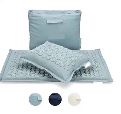 72*44cm Lotus Spike Acupressure Mat Yoga Massage Pillow Bag