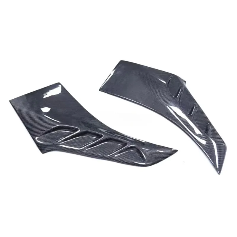 Carbon Fiber Fender Air Vent Trim Cover Splitters for BMW F96 X6 2019-2022 Bodykit Decoration Car Accessories FRP