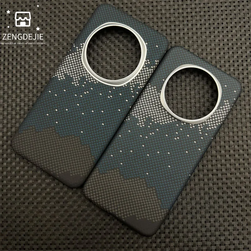 

Кевларовый магнитный чехол для телефона Honor Magic 7 Pro с защитным чехлом из арамидного волокна для долговечности и противоударной защиты