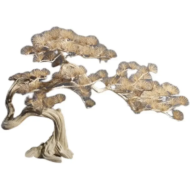 Simulated welcome pine indoor landscape landscaping tea room pine ornament