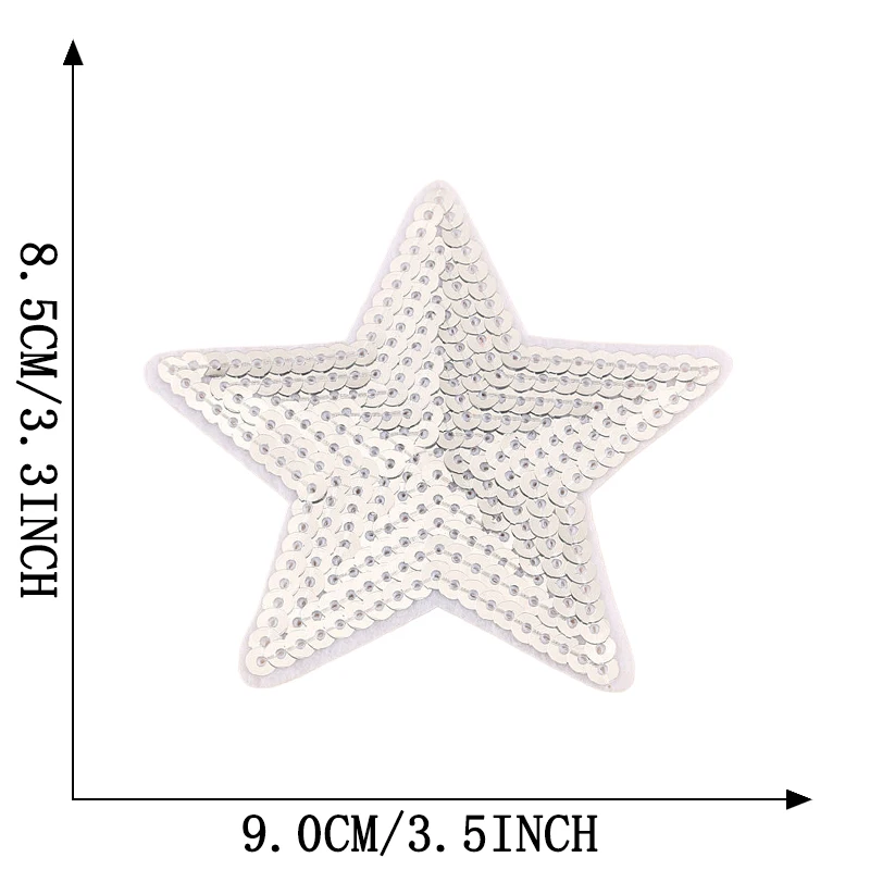 Eisen auf Patches für Kleidung Stern Herz Pailletten Thermo jacke DIY gestickt nähen Aufkleber Rucksack niedlichen Parche Kinder Ropa Glitter – Detail 27