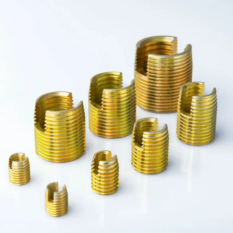 302 slotted type Self Tapping insert M2~M16 Carbon steel nut Bushing Wire Thread Repair Insert