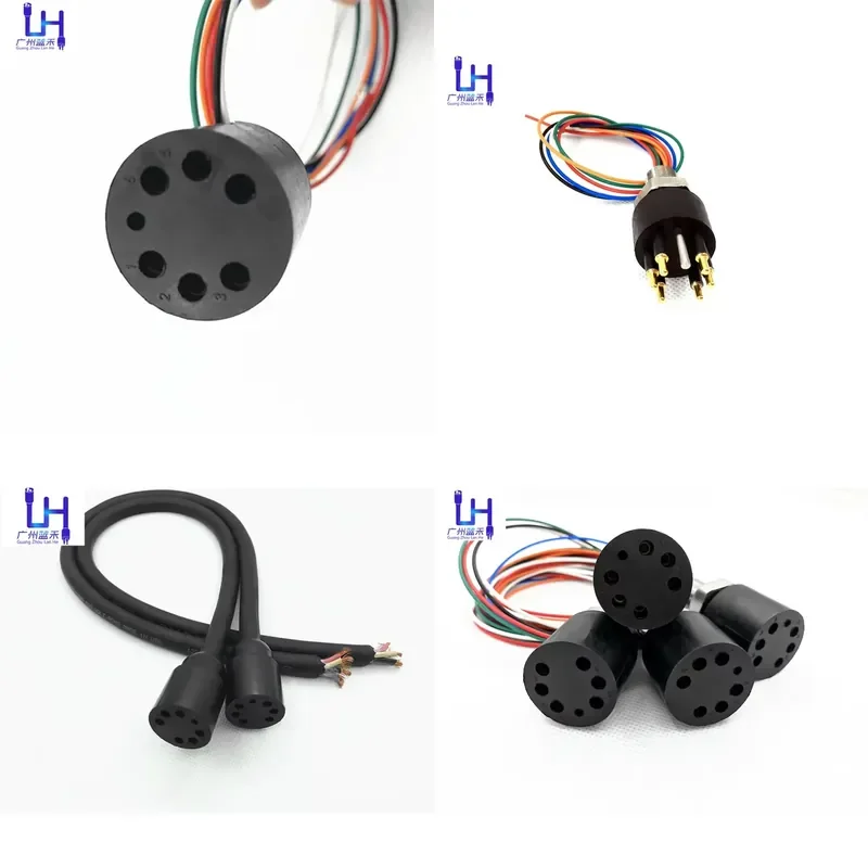 BH6F Subconn Connector 6 Pin Waterproof Power Cable Connectors Electrical Pluggable Terminal for Harsh Underwater
