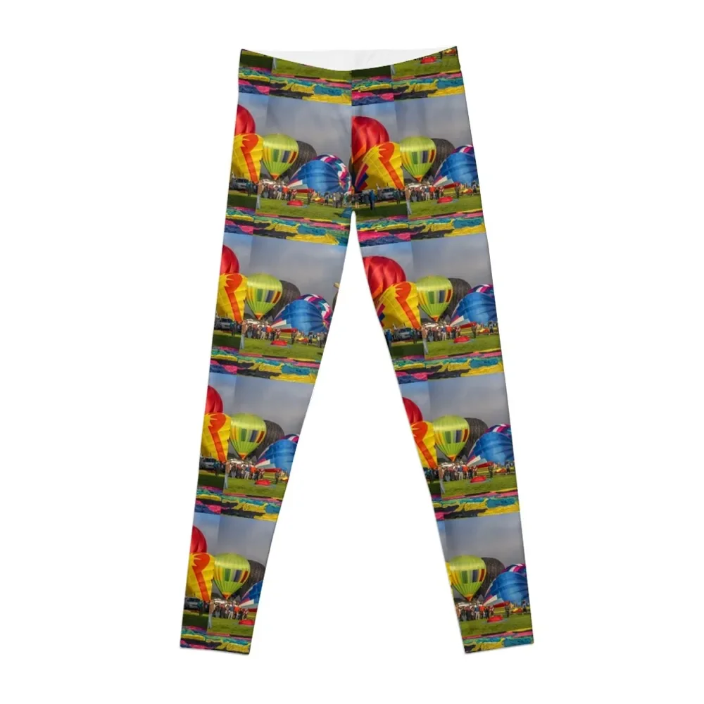 

USA. New Mexico. Albuquerque International Balloon Fiesta. Field of Balloons. Leggings Women's push up Womens Leggings