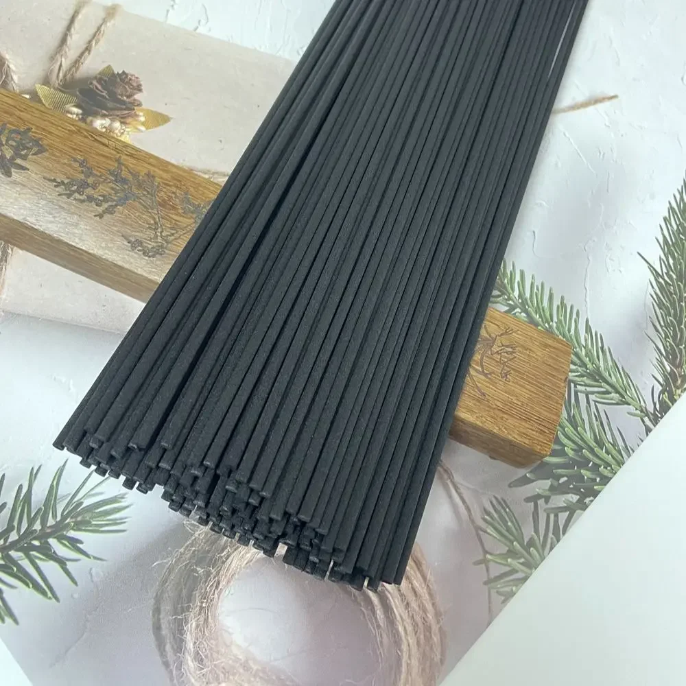 500PCS 5/4/3MM X L50/40/30/20CM Fiber Rattan Sticks for Essential Oil Diffuser, Aromatherapy Volatilizing Rod for Home fragrance